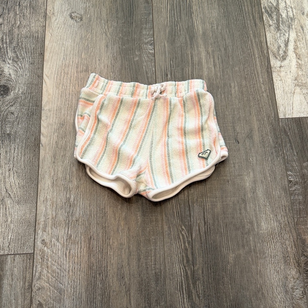 Roxy Pastel Striped Kids Shorts
